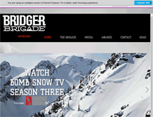 Tablet Screenshot of bridgerbrigade.com